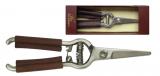 Real leather Floral Shear